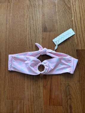 NWT Boutine LA ring style bandeau top dusty pink size small